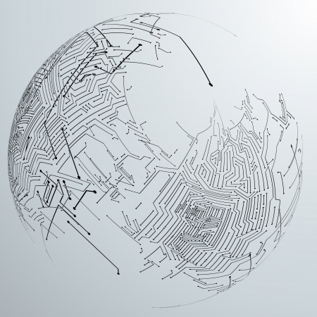Abstract Background Vectorのイラスト素材