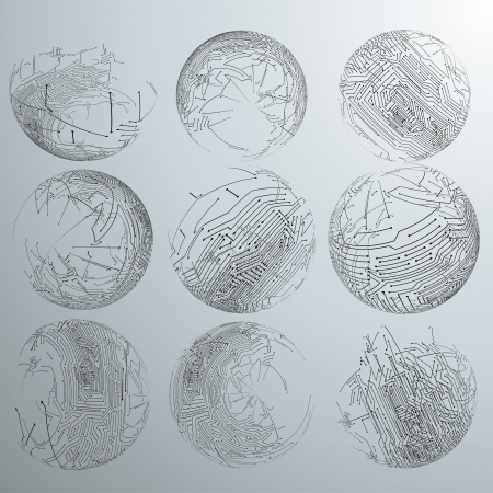 Abstract Background Vectorのイラスト素材