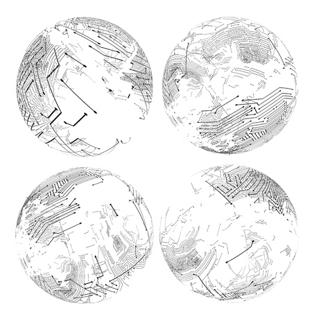 Abstract Background Vectorのイラスト素材