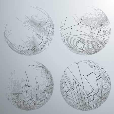 Abstract Background Vectorのイラスト素材