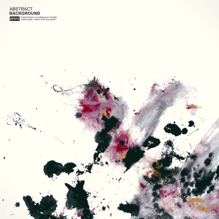 Abstract hand drawn watercolor backgroundのイラスト素材