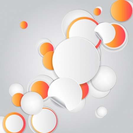 Abstract 3D Paper Infographicsのイラスト素材