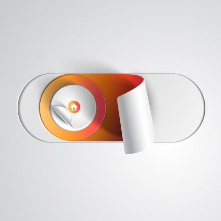 Abstract 3D Paper Infographicsのイラスト素材