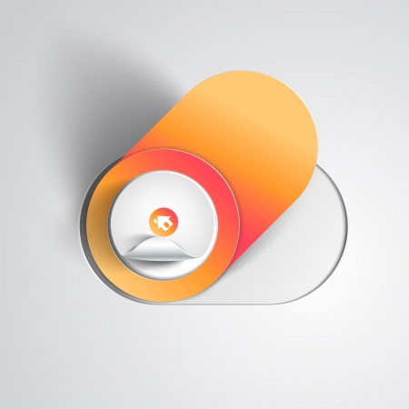 Abstract 3D Paper Infographicsのイラスト素材