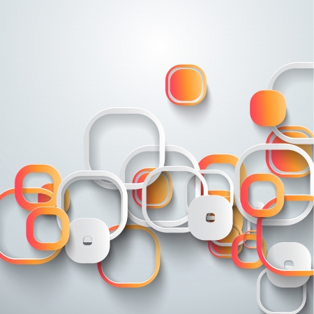 Abstract 3D Paper Infographicsのイラスト素材