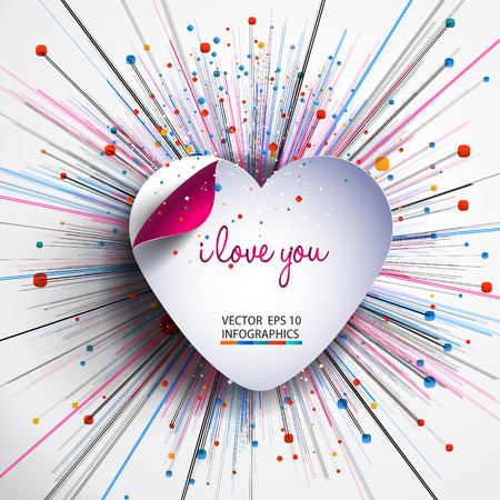 3d heart-Valentines Dayのイラスト素材