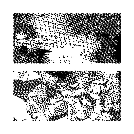 abstract  background-Dot Graphicsのイラスト素材