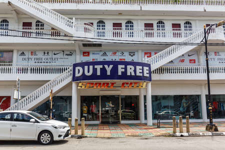 Langkawi, Malaysia â September 10, 2020: Duty Free Sport City in Langkawiのeditorial素材