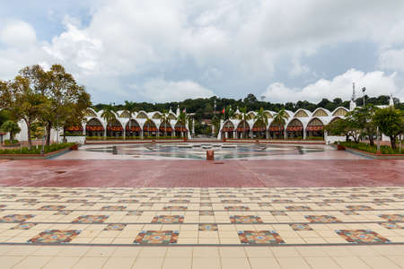 Langkawi, Malaysia â September 10, 2020: Langkawi Eagle Square or known as Dataran Langのeditorial素材