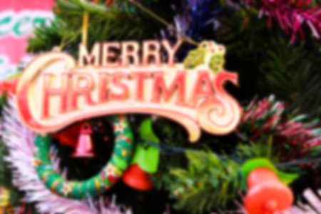 Blurred merry christmas  night backgroundの写真素材