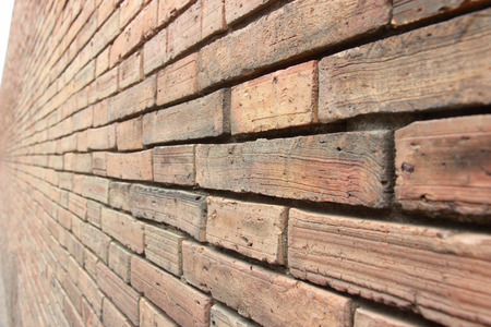 Old vintage brick wall and floor for pattern and background