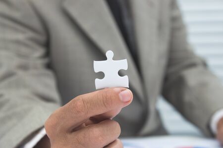 Businessmen hand are invstment project rsidence at work office.Concept Business.の写真素材