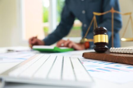 Lawyers are describing the sale transaction of a home sales project.Concepts of law
