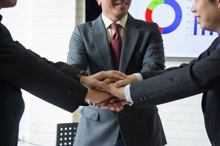 Business handshake Between manager to further invest in the future.の写真素材