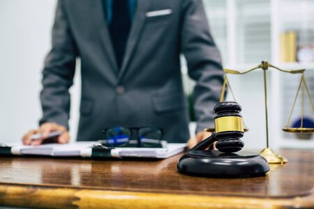 Legal Advisors provide business tax advice to clients.の写真素材