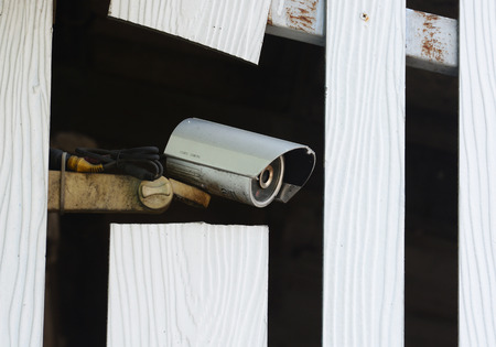 CCTV security cameraの写真素材
