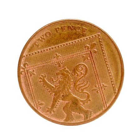 British Queen Elizabeth II 2008, two Penny Coin