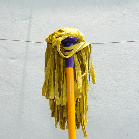 Yellow mopの写真素材