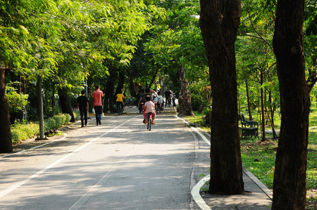Bike parkの写真素材