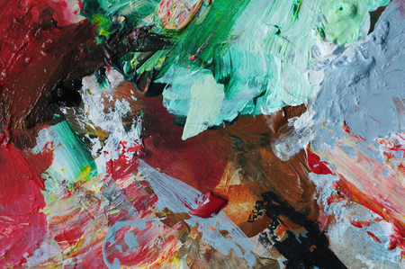 Abstract acrylic hand painted backgroundの写真素材