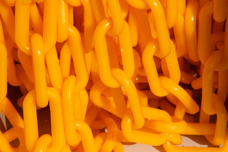 Plastic chainの写真素材