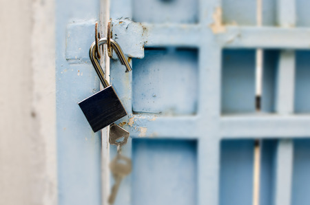 physical safety concept, unlocked door.の写真素材