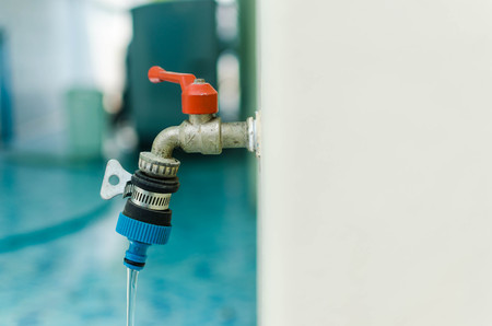 Concept Water Saving. Help preserve waterの写真素材