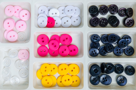 collection of various sewing button