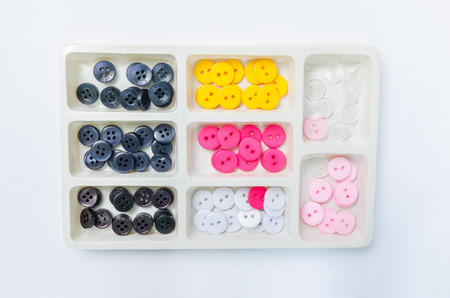 collection of various sewing button