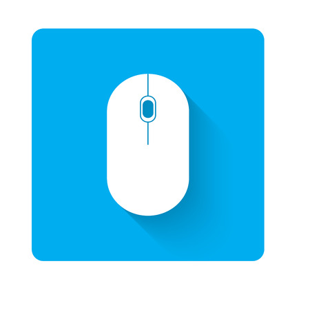 Mouse icon. Flat style symbol. Vector illustration, EPS10.のイラスト素材