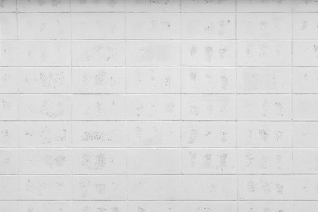 White brick wall for texture or backgroundの写真素材