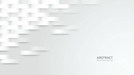 Abstract modern square background. White and grey geometric texture. vector illustrationのイラスト素材