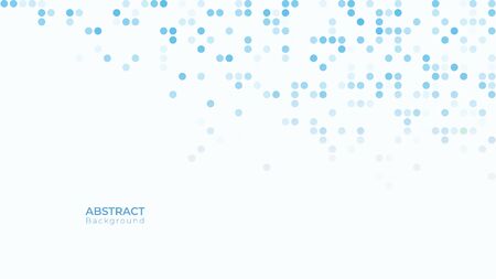 Abstract modern dynamic geometric background. Halftone dotted texture. vector illustrationのイラスト素材