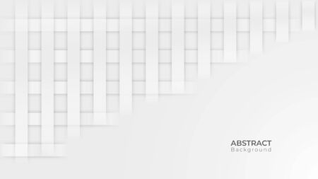 Abstract modern square background. White and grey geometric texture. vector illustrationのイラスト素材
