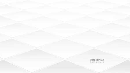 Abstract modern hexagon background. White and grey honey pattern geometric texture. Vector art illustrationのイラスト素材