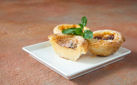 The traditional dessert of Portuguese cuisine is Pastel de nata - a cake made from puff pastry and...