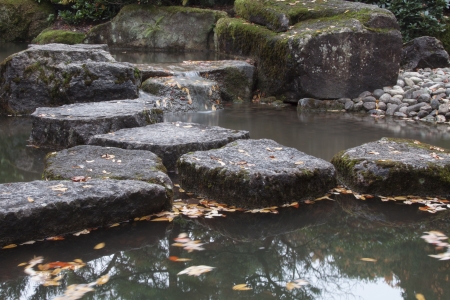 Stepping stonesの写真素材