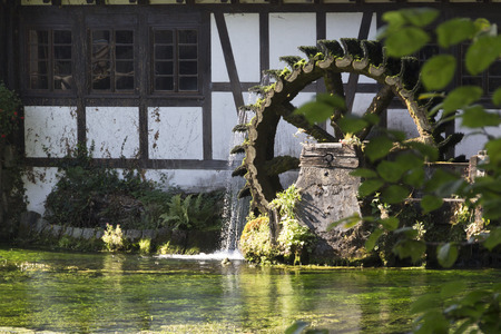 Alte Hammerschmiede am Blautopfの写真素材