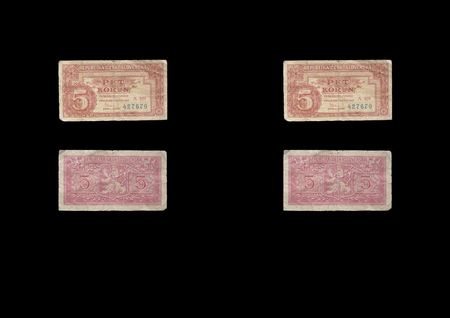 This banknote was used in old Czechoslovakia.