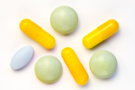 a few various kinds of drugs in different colours