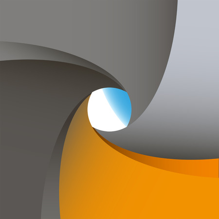 gray background, abstract, wavyのイラスト素材