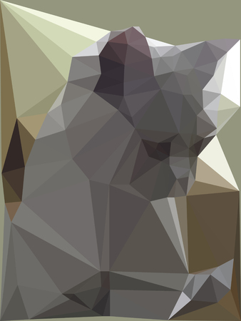 kitten, gray, sad, kitten; vector; animalのイラスト素材