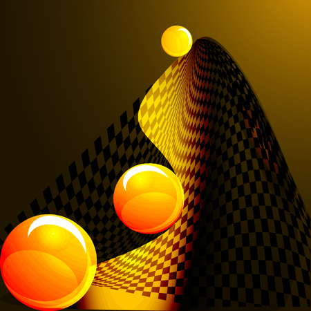 sphere, colorfulのイラスト素材