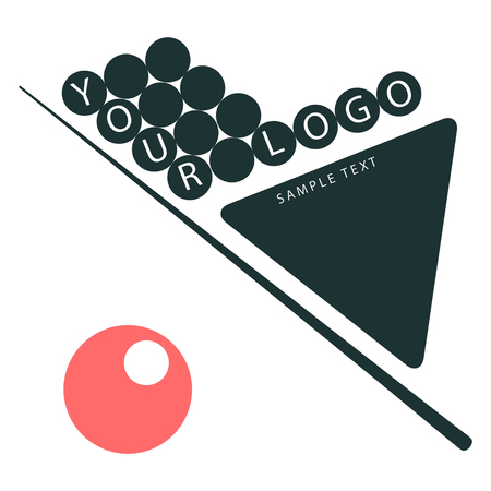 Billiard balls on table. Eps 10のイラスト素材