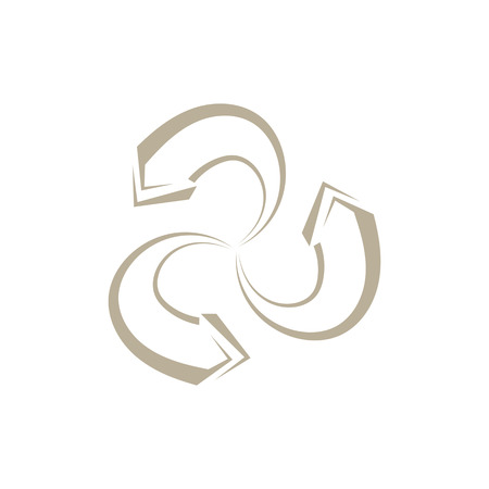 EPS8 vector illustration of icons with arrowsのイラスト素材