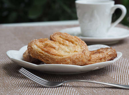 Fresh Homemade Palmier (Elephant Ear Cookies)の写真素材