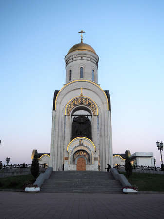 Temple of St. George the Victorious, Moscow, Russiaの写真素材