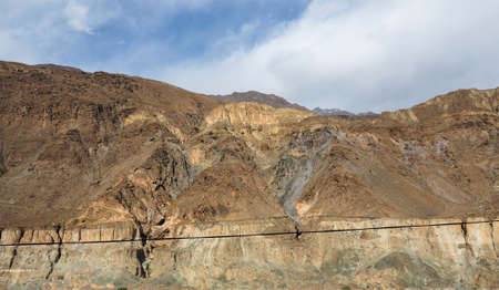 Old Silk Road Along The Karakoram Highway In Pakistanの写真素材