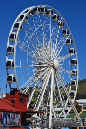 Ferris Wheel at the V A waterfront in Cape townのeditorial素材