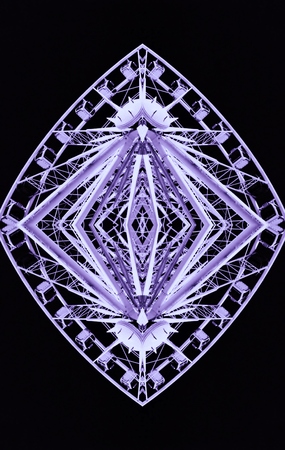 Ferris Wheel at the waterfront in Cape Townの写真素材